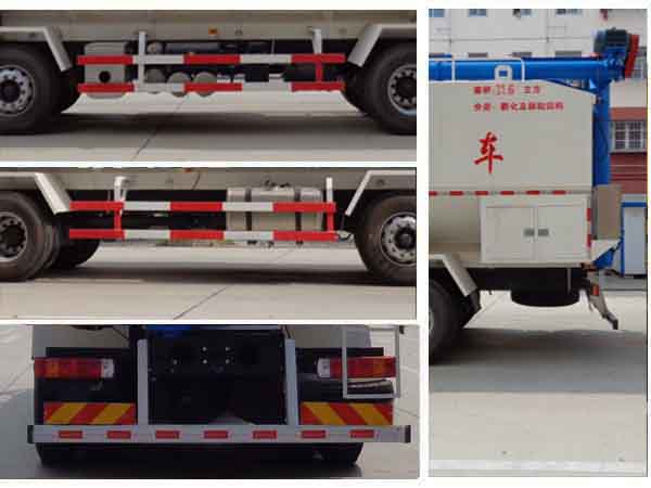 福田歐曼前四后八40方（20噸）電動(dòng)飼料車(chē)